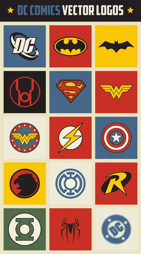 Free Retro DC Comics Vector Logo Icons | Dc comics logo, Comics logo ...