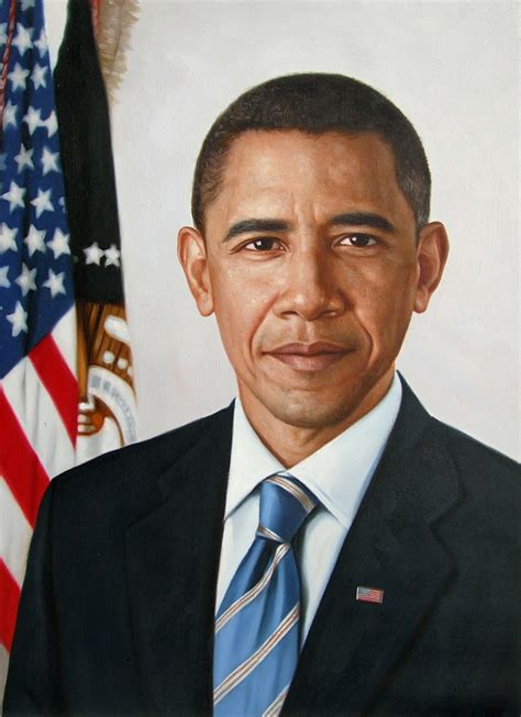 Official Barack Obama Portrait Now Available as an Oil Painting