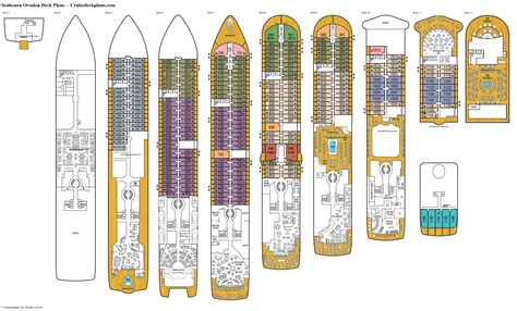 Seabourn Ovation Deck Plans, Diagrams, Pictures, Video