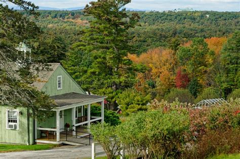 Fruitlands Art Gallery Bathed in Autumn Colors Editorial Photo - Image ...