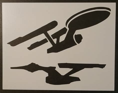 Star Trek Enterprise - Stencil – My Custom Stencils