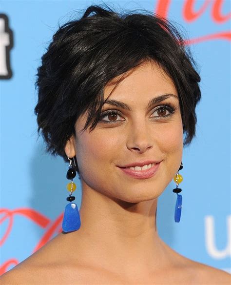 Morena Baccarin Cute layered razor cut hairstyles - Hairstyles Weekly