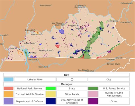 Interactive Map of Kentucky's National Parks and State Parks