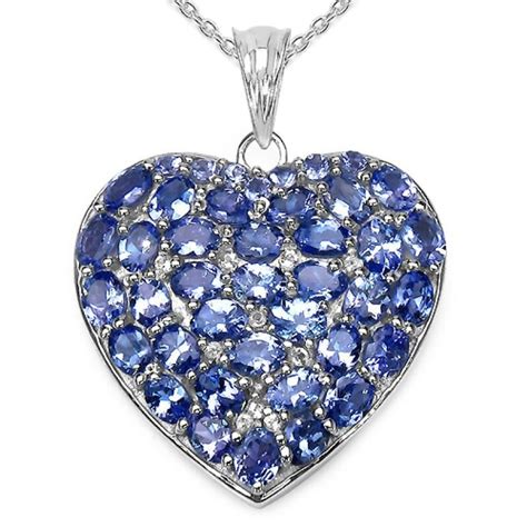 Tanzanite heart shaped necklace | Heart shaped jewelry, Heart shaped ...