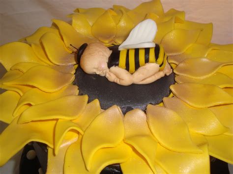 Sunflower Baby Shower - CakeCentral.com