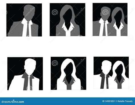 Sample of avatar stock vector. Illustration of suit, hair - 14501851