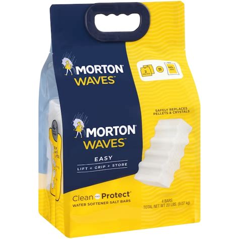 Morton 20-lb Water Softener Salt Block F125050000 at Lowes.com