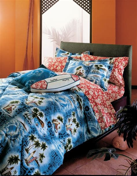 Hawaiian Bedding - Tropical - Bedroom - Orange County - by Dean Miller Surf Bedding