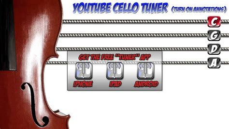 YOUTUBE CELLO TUNER - YouTube