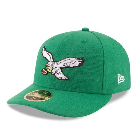 New Era Philadelphia Eagles Kelly Green Omaha Throwback Low Profile ...