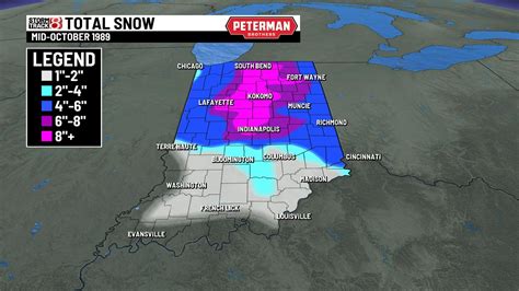 Revisiting record-breaking October 1989 snow in Indiana - Indianapolis News | Indiana Weather ...