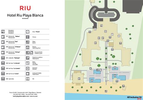 Resort Map | Riu Playa Blanca | Panama