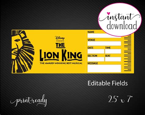 Download the lion king broadway discount tickets - archikol