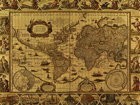 DREAM WALLPAPER: Antique Map Wallpaper