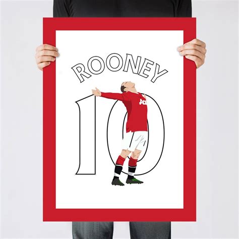 Wayne Rooney Bicycle Kick Wall Art Manchester United 2011 - Etsy