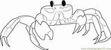 Ghost Crab Coloring Page For Kids  Free Printable Pages sketch template