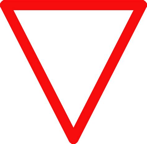 Download Give Way Sign, Yield Sign, Road Sign. Royalty-Free Vector ...