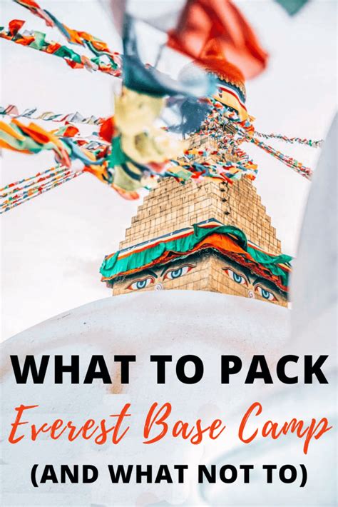 The PERFECT Everest Base Camp Packing List [2021]