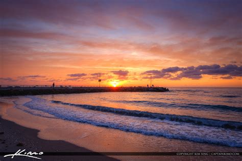 Jupiter Beach Park Inlet Jupiter Florida | Royal Stock Photo