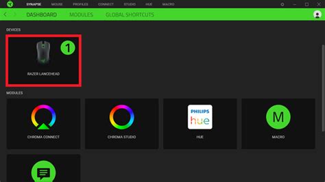 How to adjust the DPI setting on a Razer mouse through Razer Synapse 3