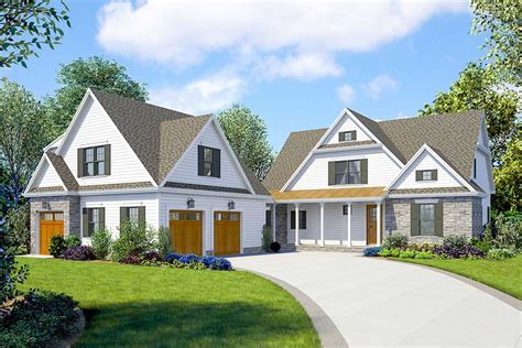 Striking 4-Bed Farmhouse Plan with Walk-Out Basement - 23771JD ...