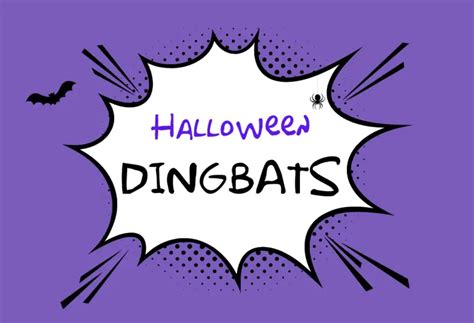 Halloween Dingbat Puzzles With Answers 2024