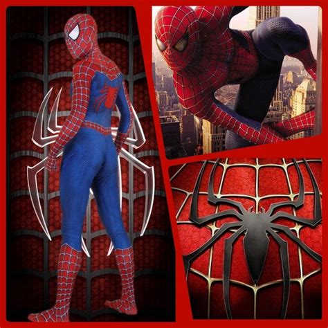 Kids Original Spider-man Suit Cosplay Costume Detached Mask | Etsy