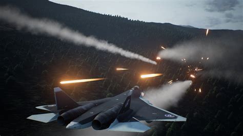 Screenshot i took of the SU-57 : r/acecombat