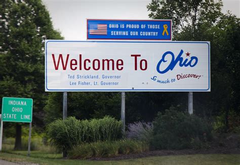 welcome to ohio. | Indiana-Ohio state line, I-80/I-90. | Matt Hintsa ...