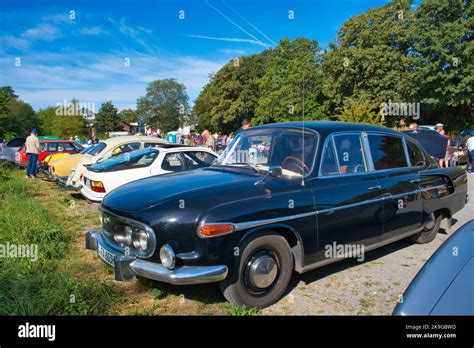 Tatra 603, produced from 1956 - 1975, V8 engine, side front view Stock Photo - Alamy