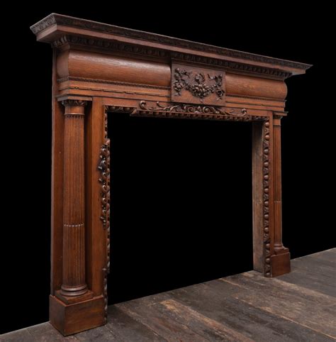 Wooden Fireplace - W118 - 19th Century, Antique Fireplaces, Georgian ...