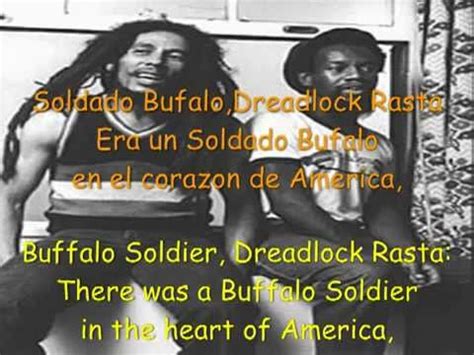 Bob Marley - Buffalo Soldier Lyrics in English/Español - YouTube