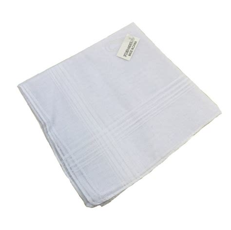 48 Wholesale 3 Pack Men's White Handkerchiefs - at - wholesalesockdeals.com