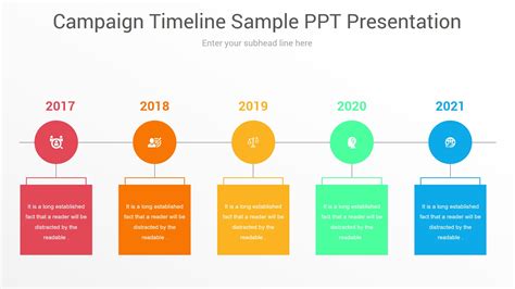 Campaign Timeline Sample PPT Presentation | CiloArt