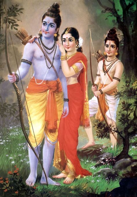 Lord Rama, Sita Ma With Lakshmana - FindMessages.com in 2020 | Lord rama images, Rama image ...