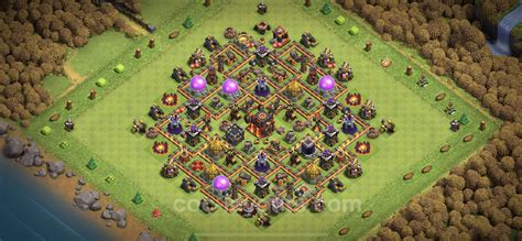 Best Anti 3 Stars Base TH10 with Link, Hybrid - Town Hall Level 10 Base ...