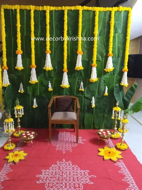 Pellikuthuru Decor | Simple wedding decorations, Mehendi decor ideas, Indian floral decor