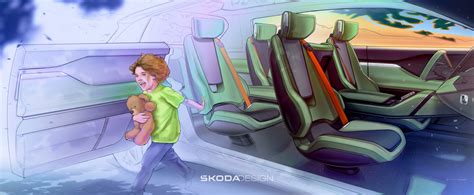 ŠKODA VISION 7S: The right interior for every setting - Škoda Storyboard