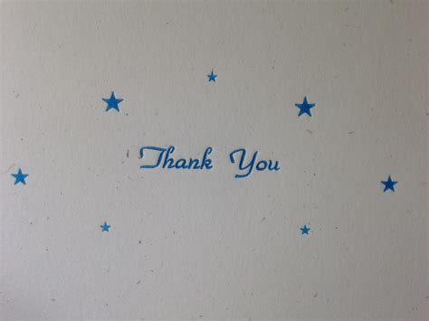 Thank you with stars | Commissioned thank you cards with han… | Flickr