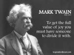 Mark Twain Joy Quotes | Inspiration Boost