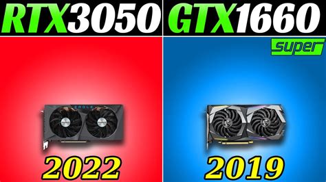 RTX 3050 vs. GTX 1660 Super | 20 Games Benchmarks - YouTube