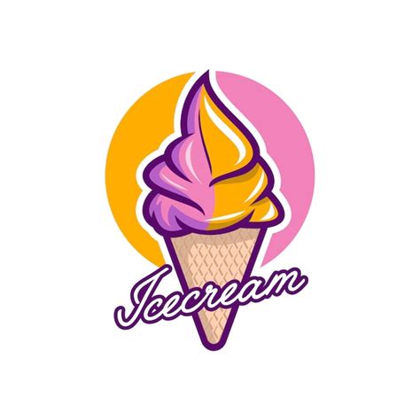 Premium Vector | Ice cream logo vector