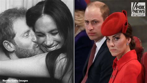 Meghan Markle and Prince Harry jockey for attention as Prince William, Kate Middleton make ...