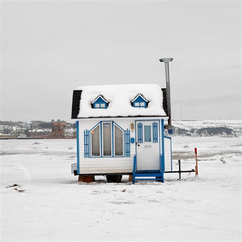 Photographer Documents the Diverse Designs of Canadian Ice Fishing Huts in Charming Photo ...