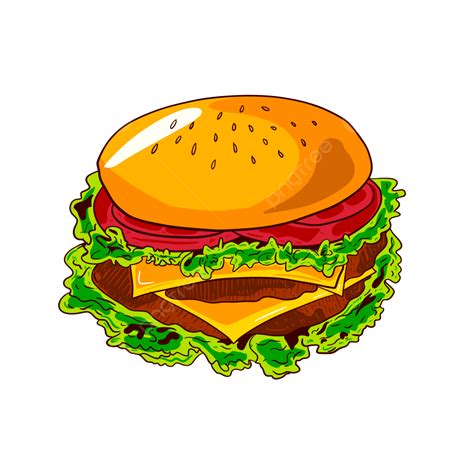 Tasty Burger Drawing High, Tasty, Burger, Beef Burger PNG Transparent Clipart Image and PSD File ...