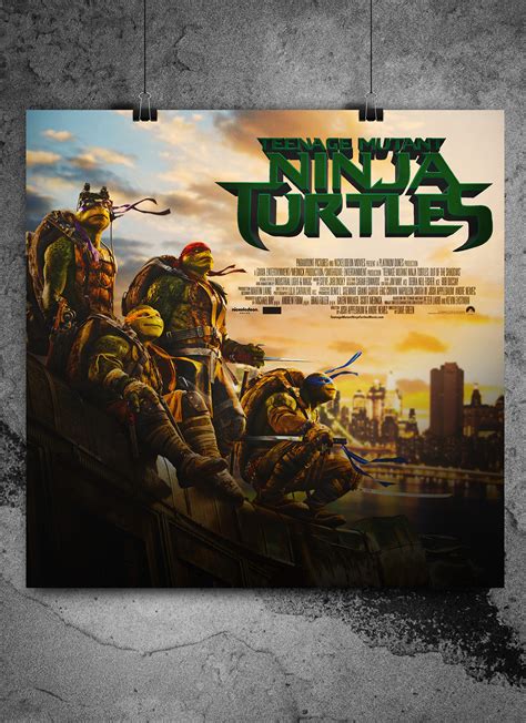 TMNT Movie poster on Behance