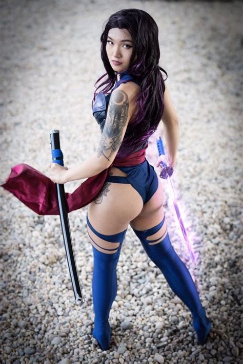 Pin on Psylocke Cosplay