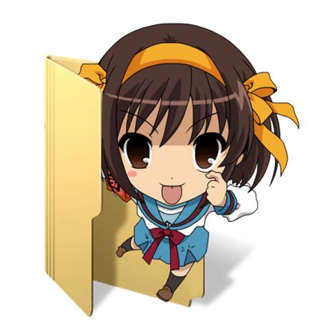 Haruhi Suzumiya Folder Icon by Hinatka3991 on DeviantArt