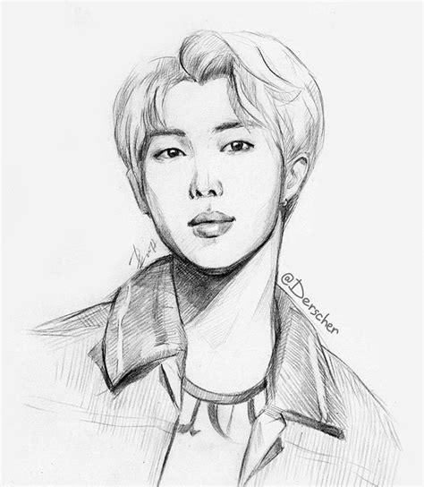 RM || BTS || Photo °>>° #bts #btsrm #btsnamjoon #n in 2022 | Bts drawings, Kpop drawings, Sketches