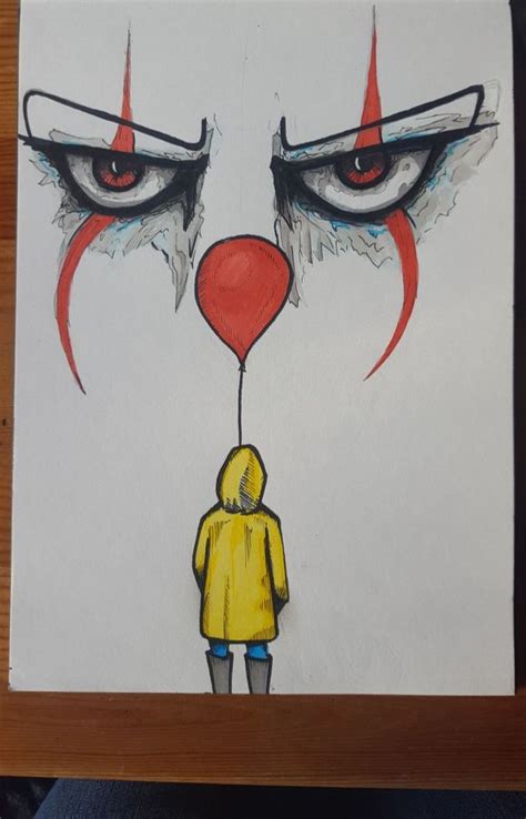 #it #art #horror #horrorart | Dibujos simples tumblr, Dibujos terroríficos, Dibujos sencillos